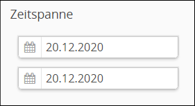 Zeitspanne Filter