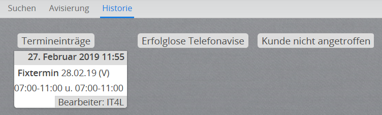 Avisbereich Historie