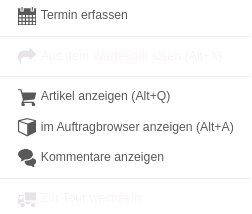 Kontextmenü