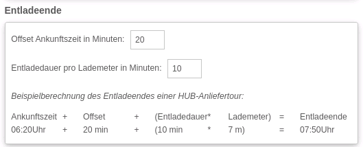Entladeende