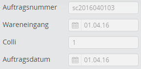 Auftragsdetails