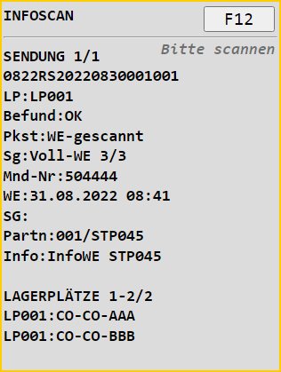 Infoscan F12
