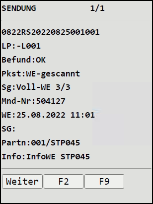 Infoscan Sendung