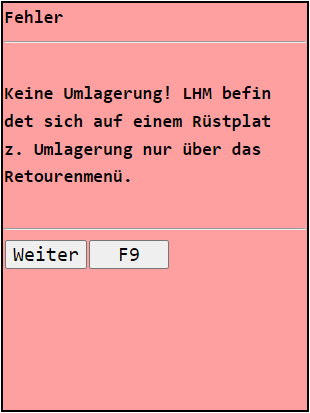Fehlermeldung bei Umlagerung auf_ein_LHM_auf_einem_Ruestplatz