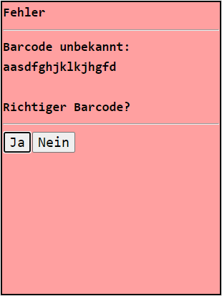 UnbekannterBarcodeFrageScanner