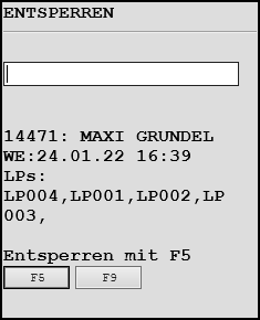 Entsperren