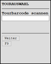 Tourauswahl