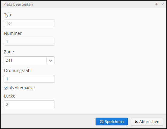 Stellplätze bearbeiten