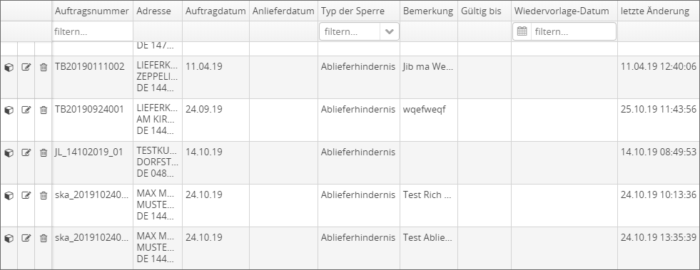 Disposperren