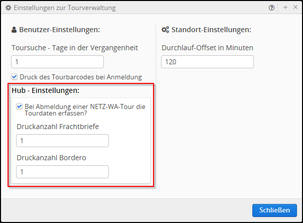 Einstellung