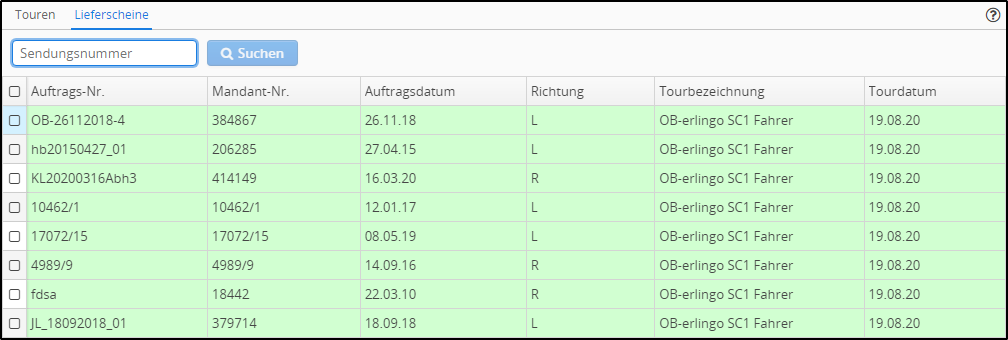 Auftragsdetails